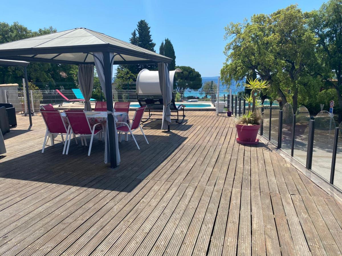 Cavaliere Apt 125M2 Piscine Le Lavandou Exteriör bild